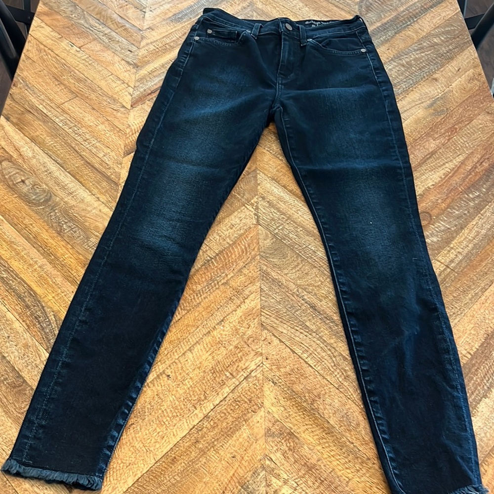 7 for all mankind high rise skinny jeans